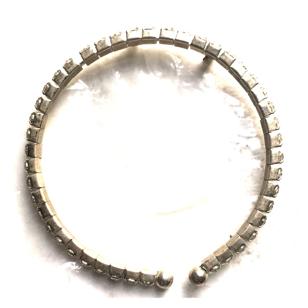 Fake diamond bracelet